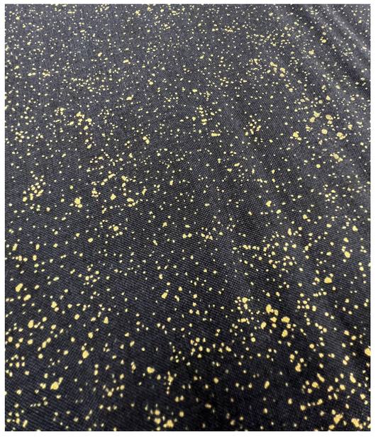 Cosy Christmas - Black & Gold Metallic by Makower