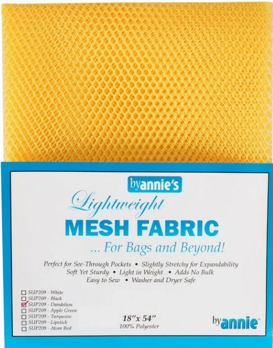 Lightweight Mesh Fabric by Annie's - Dandelion