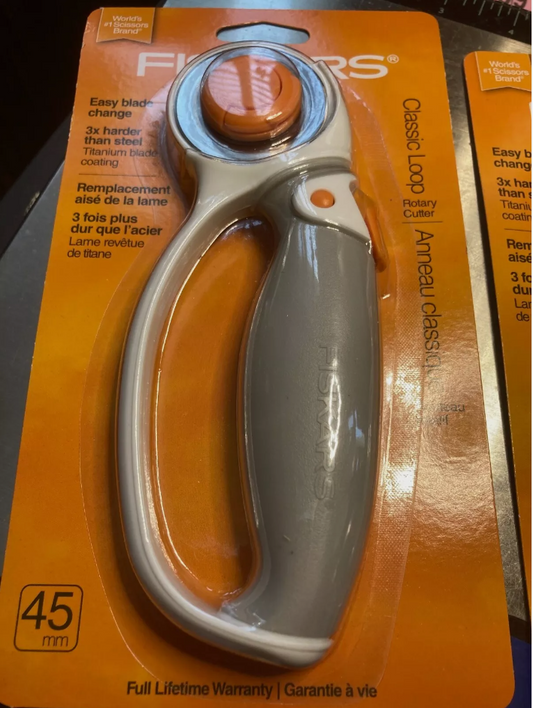 Fiskars 45 mm All-Purpose Classic Loop Rotary Cutter