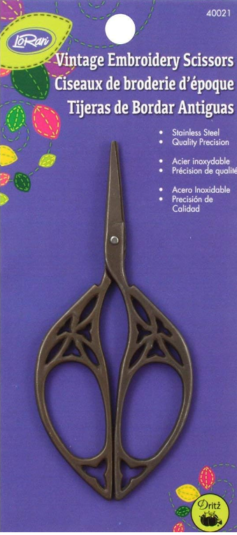 Dritz LoRan Vintage Embroidery Scissors - 4.25 inches