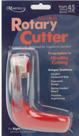 Martelli 45 mm Right Hand Rotary Cutter – Paradise Quilting