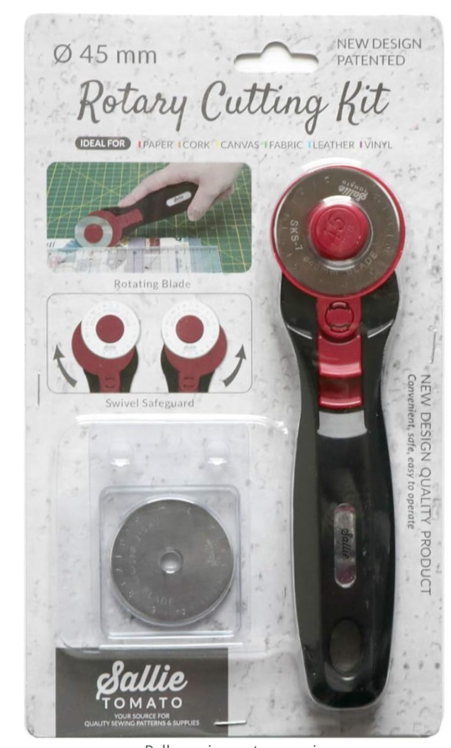 Sallie Tomato Rotary Cutting Kit Notion - 45 mm - Red