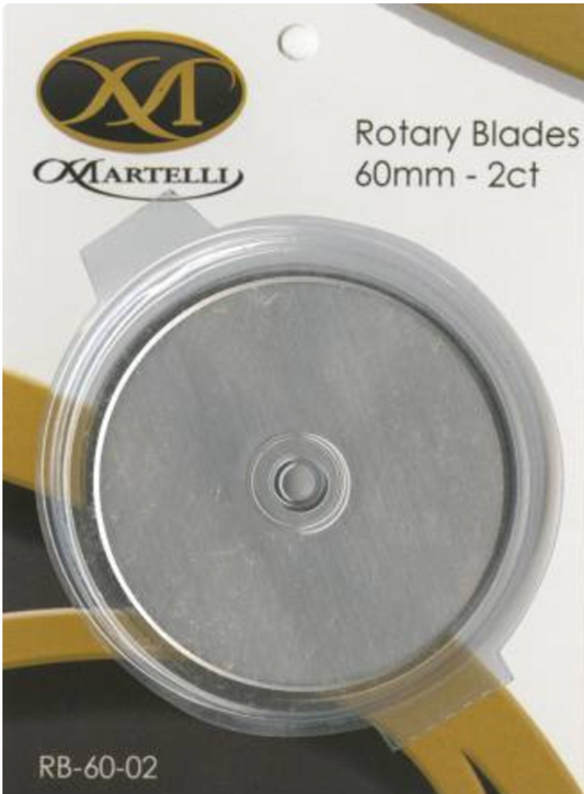 Martelli 60 mm Rotary Blades - 2 ct