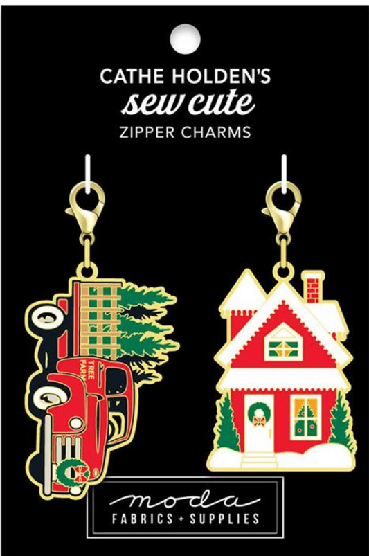 Zipper Charms - House and Truck by Cathe Holden for MODA