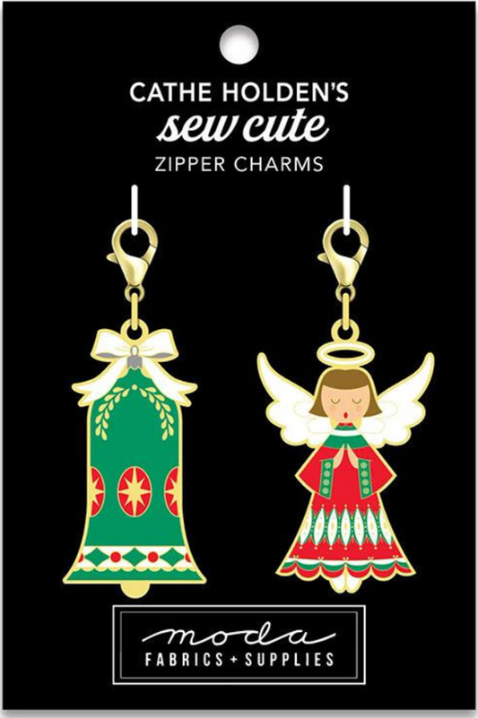 Zipper Charms - Bell and Angel - Cathe Holden for MODA