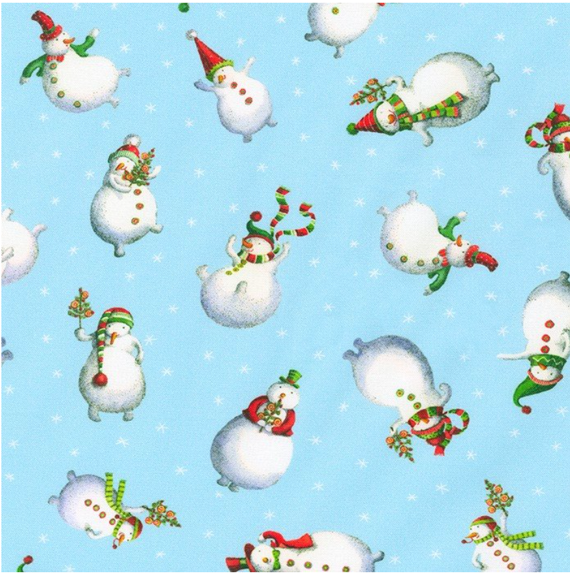 Christmas Jamboree - Starry Night Snowmen by Robert Kaufman