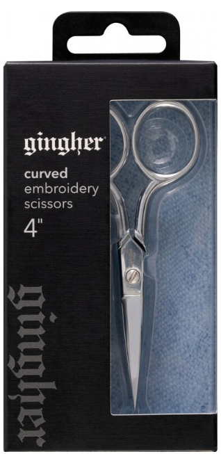 Gingher Curved Embroidery Shears - 4 inch