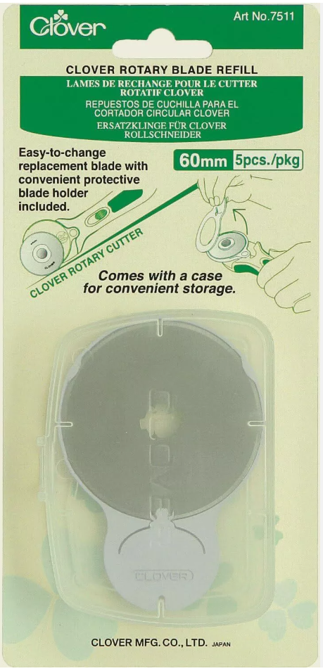 Clover - 60 mm replacements blades - 5 pcs