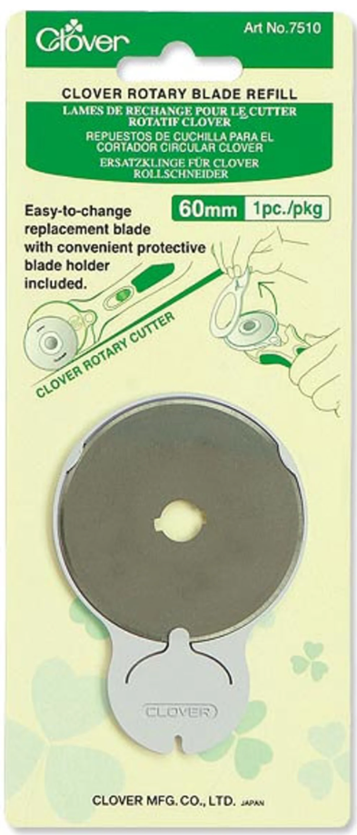 Clover - 60mm Rotary Blade Refill - Pkg of 1