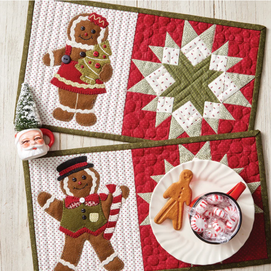 Gingerbread Mug Mats Pattern - Set of 2 by Buttermilk Basin