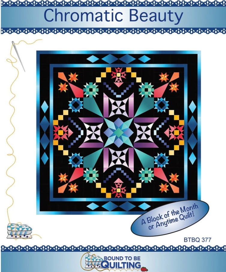 Chromatic Beauty Pattern By Bound To Be Quilting