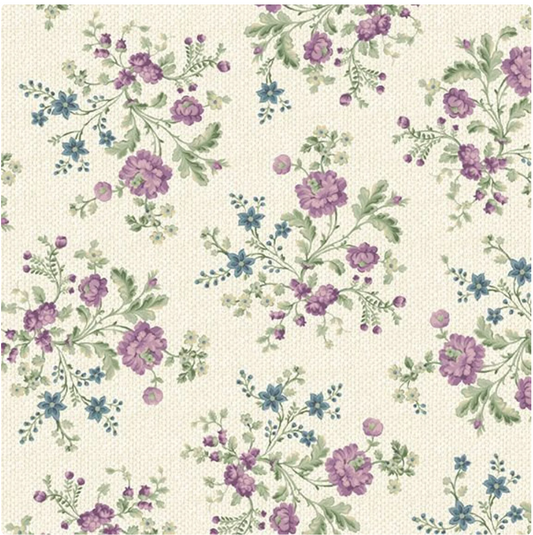 Vivienne - Petite Bouquet - Cream by Marcus Fabrics