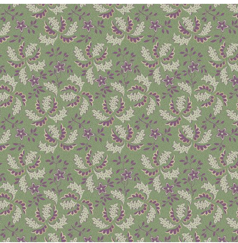 Vivienne - Floppy Fern - Sage by Marcus Fabrics