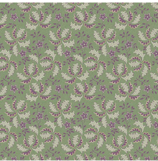 Vivienne - Floppy Fern - Sage by Marcus Fabrics