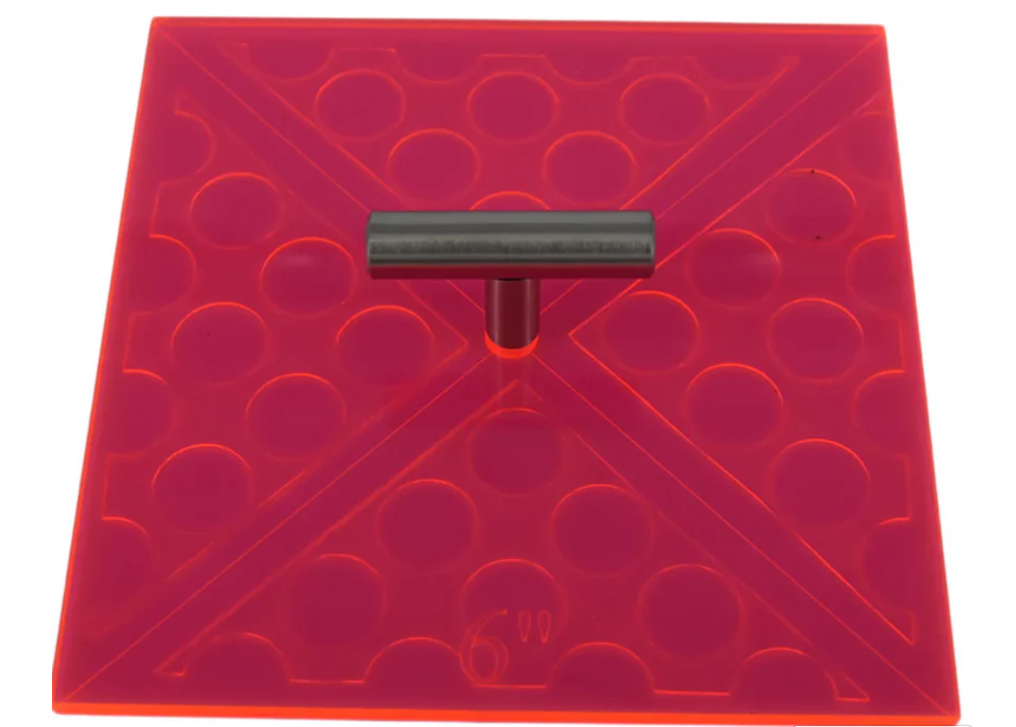 Trim-Lock - 6" Acrylic Trim Tool - Pink