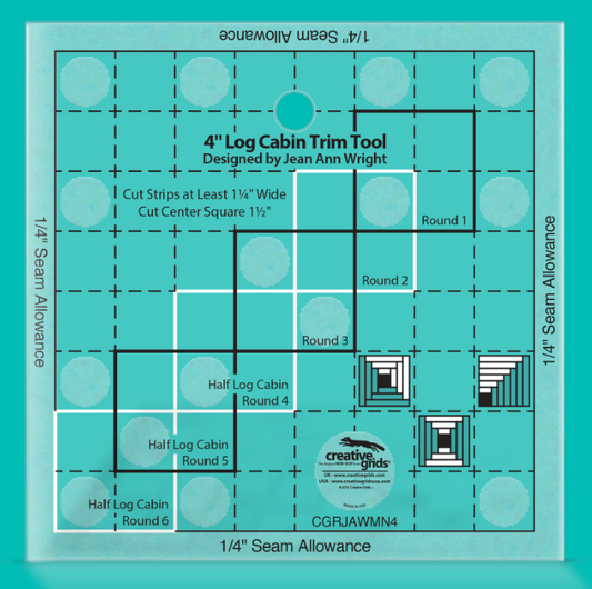 Creative Grids 4" Log Cabin Trim Tool