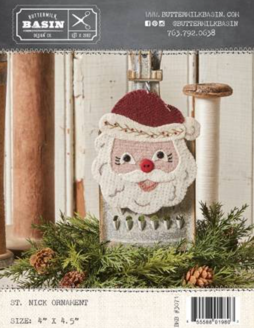 St. Nick Ornament Pattern by Buttermilk Basin