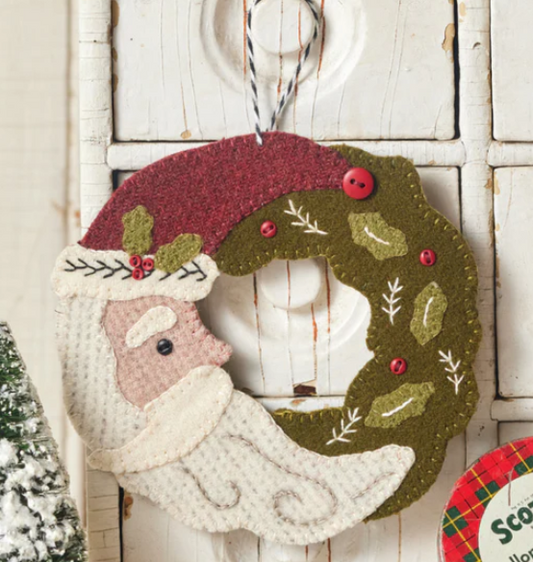 St. Nick Wreath Ornament Pattern by Buttermilk Basin