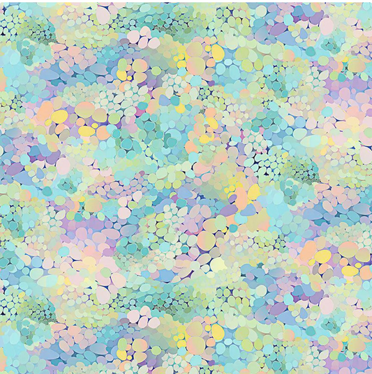 Dragonfly Illusion - Pastel Dot Geo CD3211 by Timeless Treasures