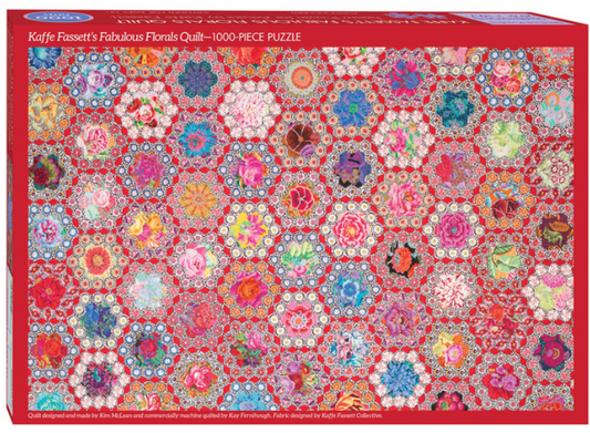 Puzzle - Kaffe Fassett's Fabulous Florals Quilt by Kaffe Fassett 1000 Pc.