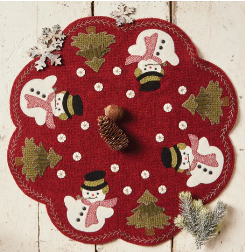 Rollie Pollie Snowman Mat Pattern by Buttermilk Basin