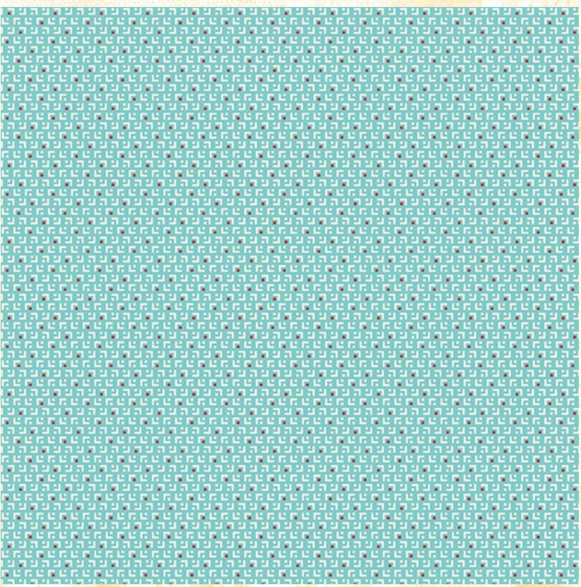 Retro Hoho Arctic Blue 1 583-B by Andover Fabrics