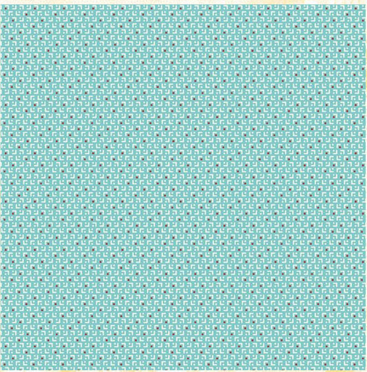 Retro Hoho Arctic Blue 1 583-B by Andover Fabrics