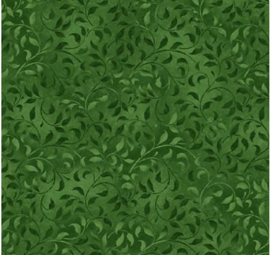 Essentials - Climbing Vines Emerald Green 38717-757 by Wilmington Prints