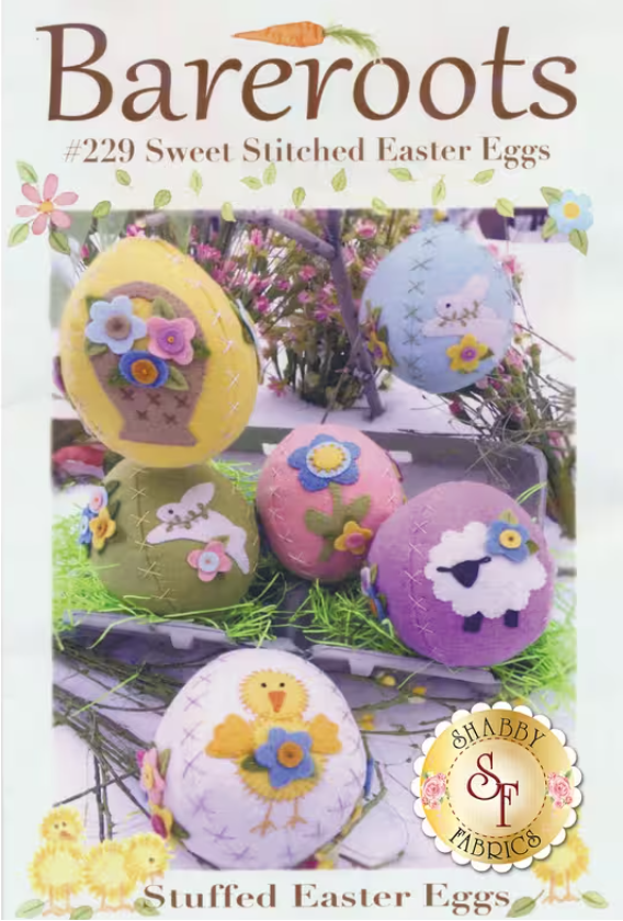 Sweet Stitched Easter Eggs #229 by Bareroots