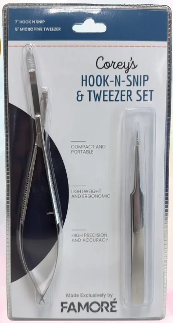 Corey's Hook-N-Snip & Tweezer Set by Famore