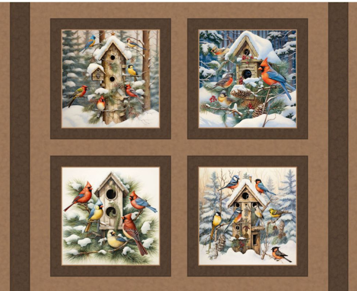 Songbirds Digital Print Panel (133)