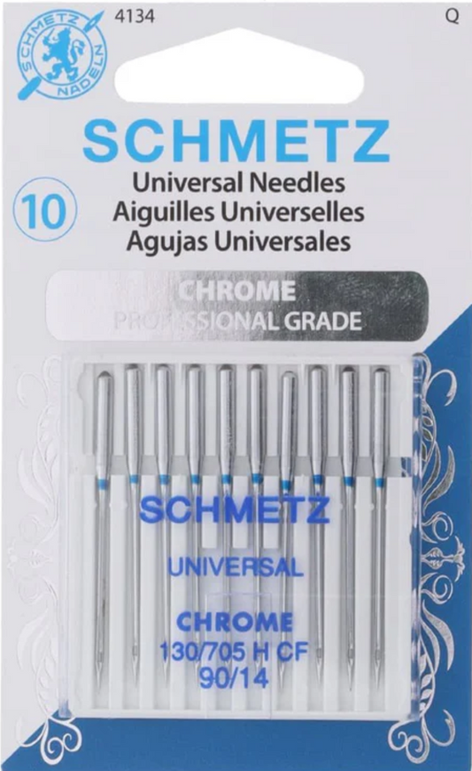 Schmetz - Universal Needles Chrome Professional Grade Pkg of 10 - 90/14