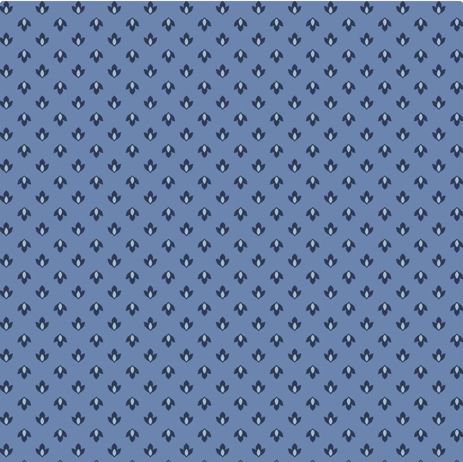 Midnight Meadow - Smithsonian Institution R650848 Blue by Marcus Fabrics