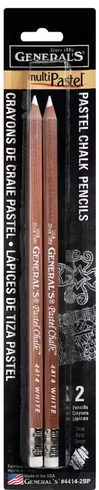 Multi Pastel Chalk Pencils by General Pencil Company