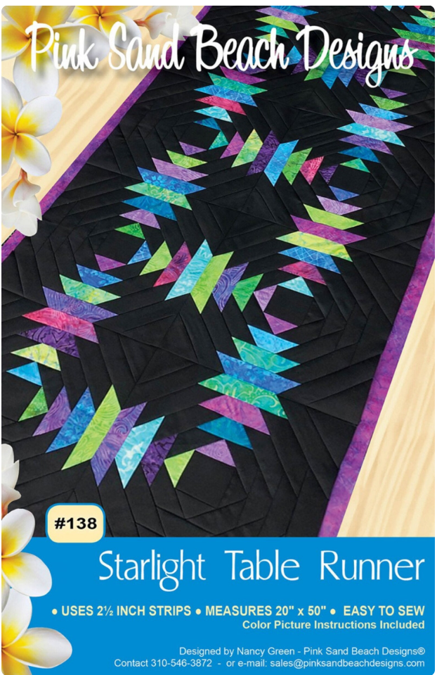 Starlight Table Runner by Pink Sand Beach Designs