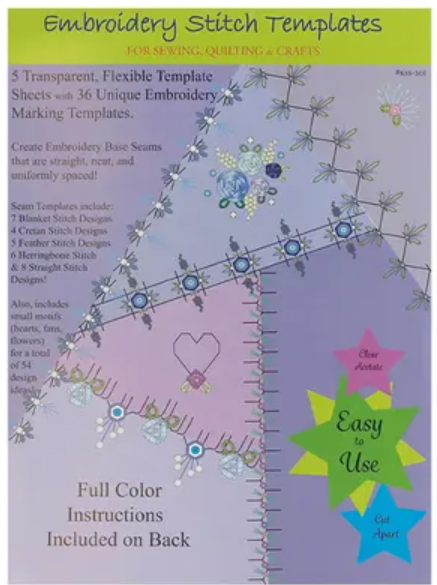 Embroidery Stitch Templates by Creative Impressions