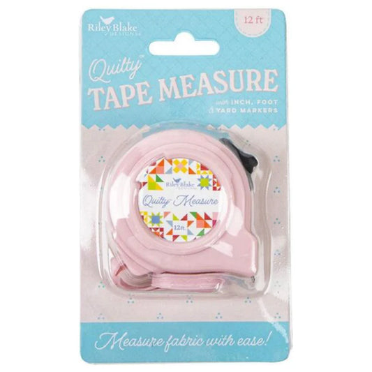 Quilty 12 Foot Retractable Tape Measure by Riley Blake