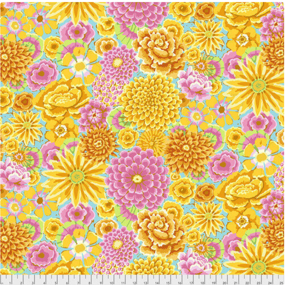 Kaffe Fassett Stash - Enchanted - Yellow by Free Spirit