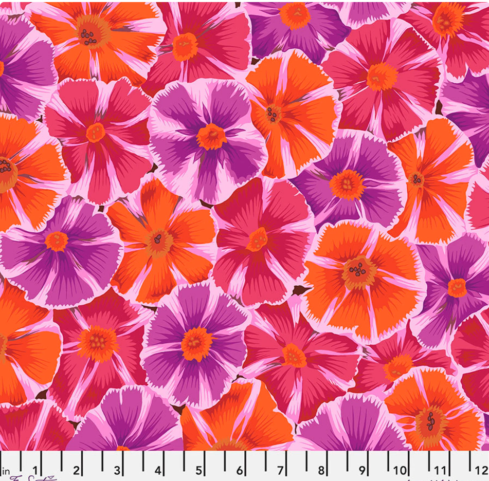 Kaffe Fassett August 2022 - Pinwheels - Red by Free Spirit