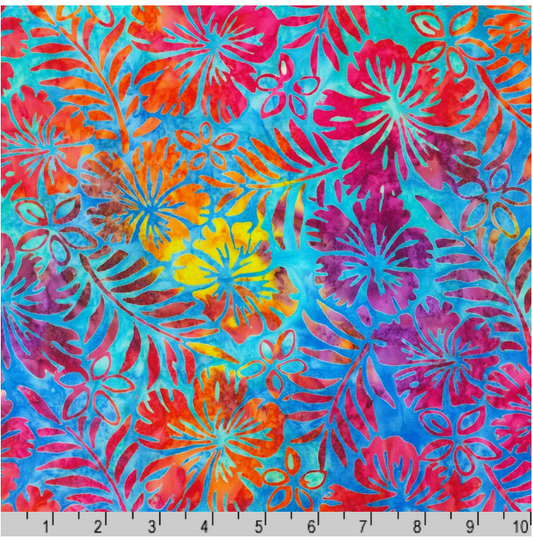 Totally Tropical Artisan Batiks - Rainbow 17802-263 by Robert Kaufman