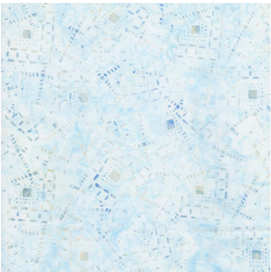 Tonga Juniper Batiks - Geo Lines and Dots B1503 Mist by Timeless Treasures