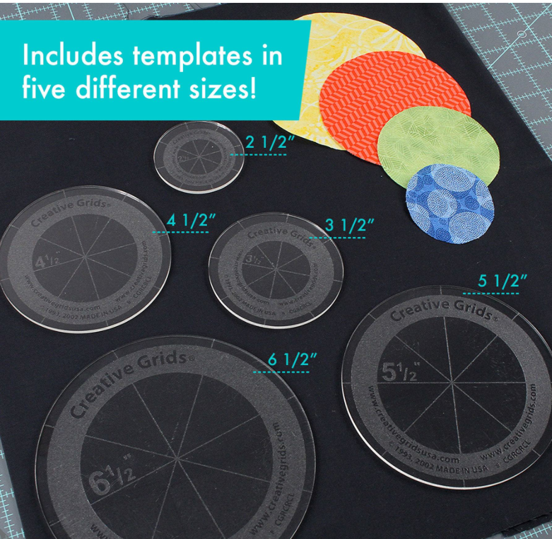 Creative Grids - Non-Slip Rotary Cutting Circles