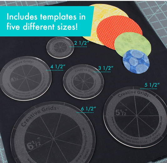 Creative Grids - Non-Slip Rotary Cutting Circles