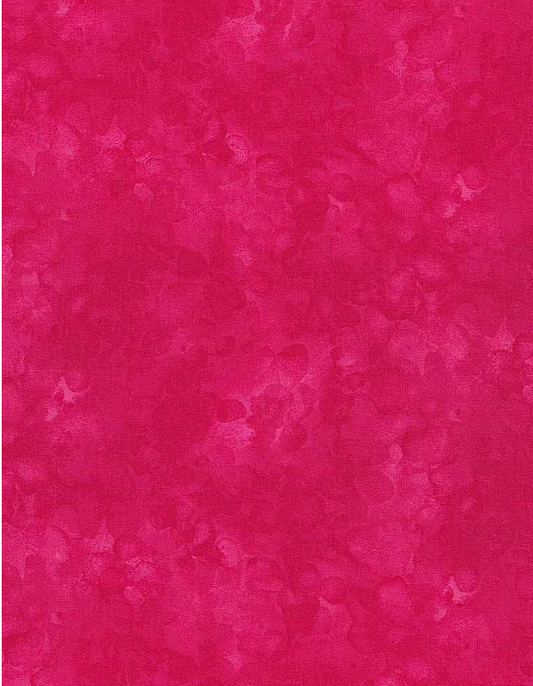 Solid-ish Watercolor Texture - Hot Pink KIM-C6100  FANDANGO by Timeless Treasures
