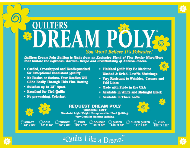 Quilters Dream Poly - Craft Size