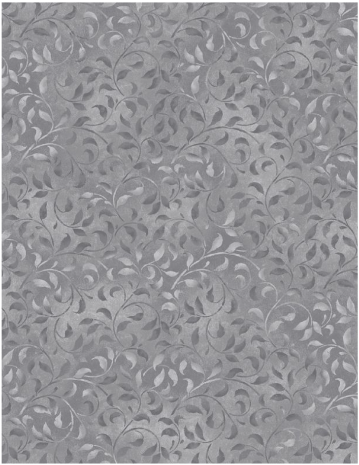 Essentials - Climbing Vines Pewter 38717 900 by Wilmington Prints