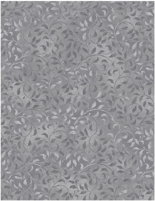 Essentials - Climbing Vines Pewter 38717 900 by Wilmington Prints