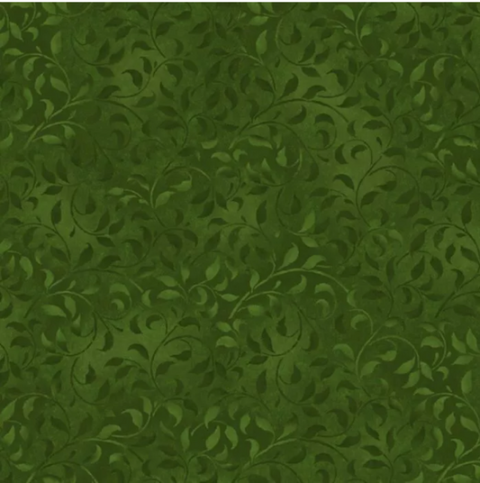 Essentials - Climbing Vines 38717-779 Dark Green by Wilmington Prints