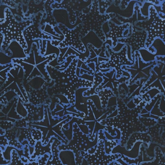 Tropical Batiks - Starfish BT7777-MIDN-D by Michael Miller