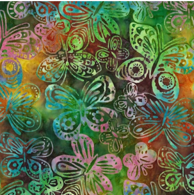 Tropical Batiks - Butterfly BT8507-AMBE-D by Michael Miller